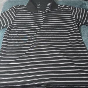Addiads Golf Black And White Polo Shirt